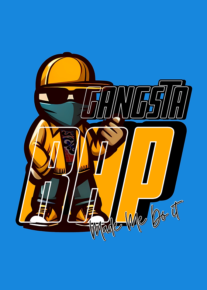 Gangsta Rap Hip Hop Poster