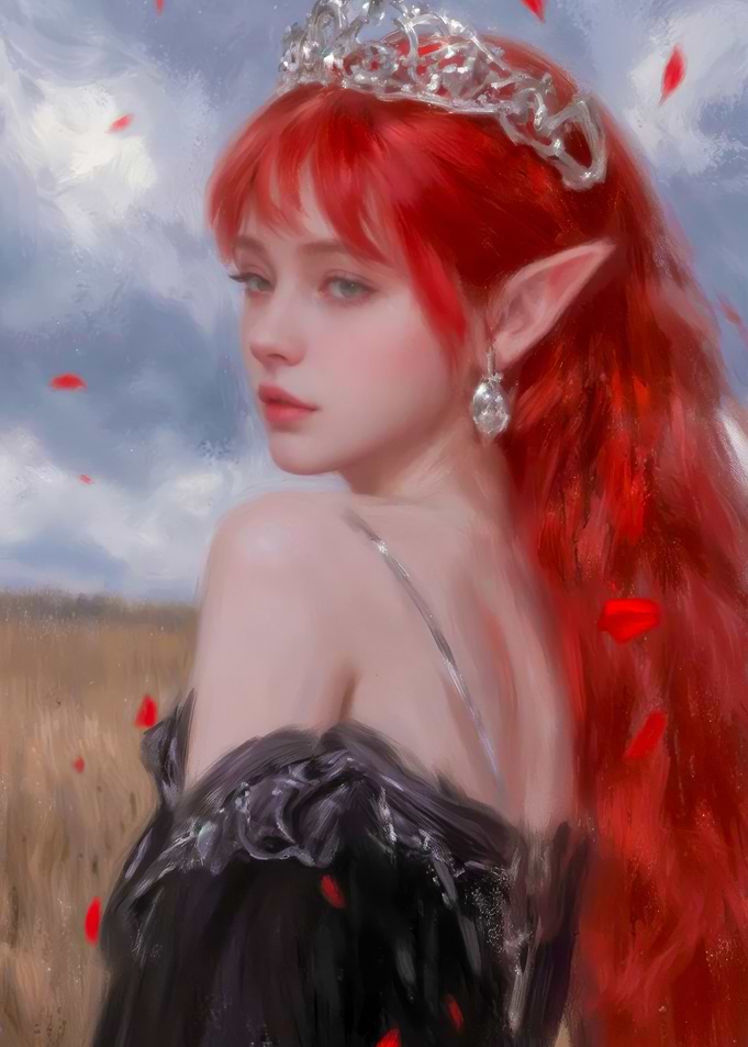 Red-Haired Elf Princess