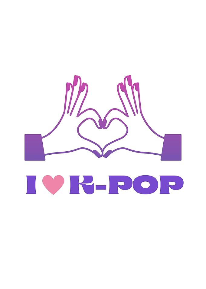 I Love K-Pop Hand Sign