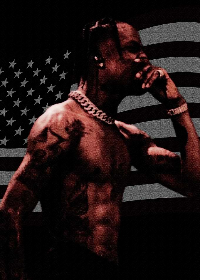 Travis Scott American Flag