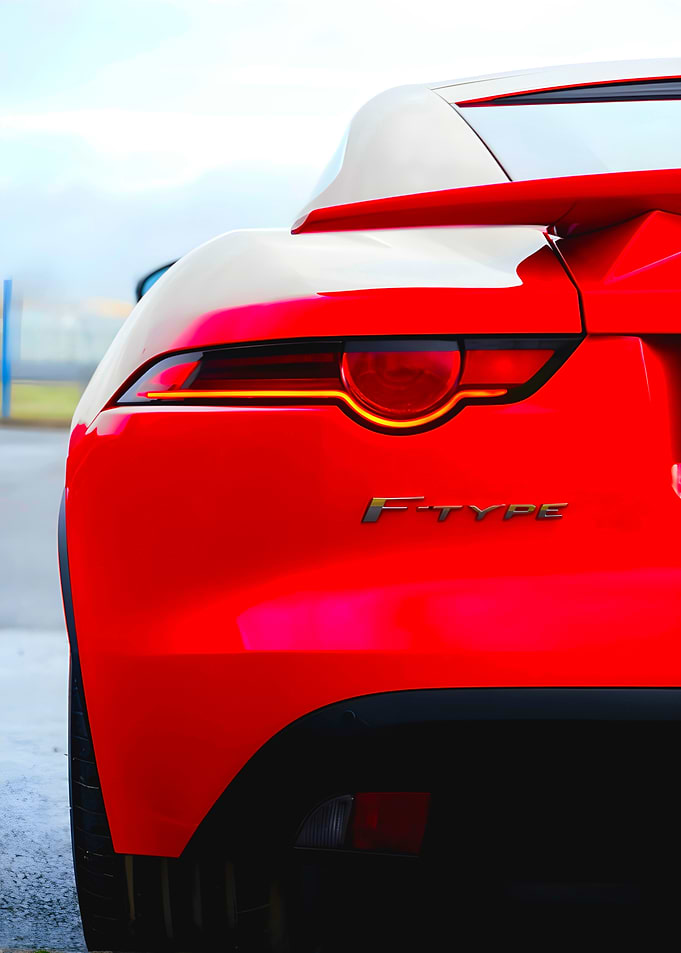 Red Jaguar F-Type