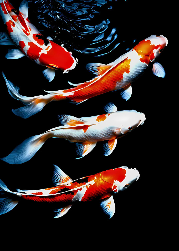 Koi Fish in Water