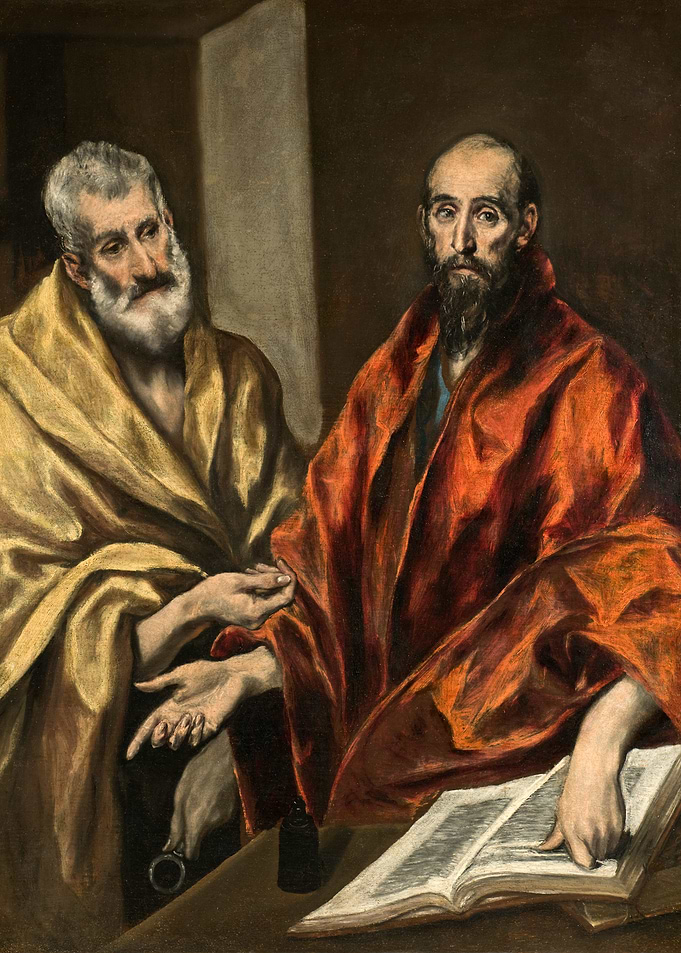 Two Saints Painting