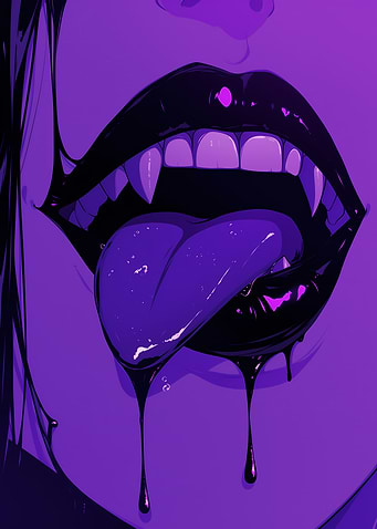 Purple Vampire Lips