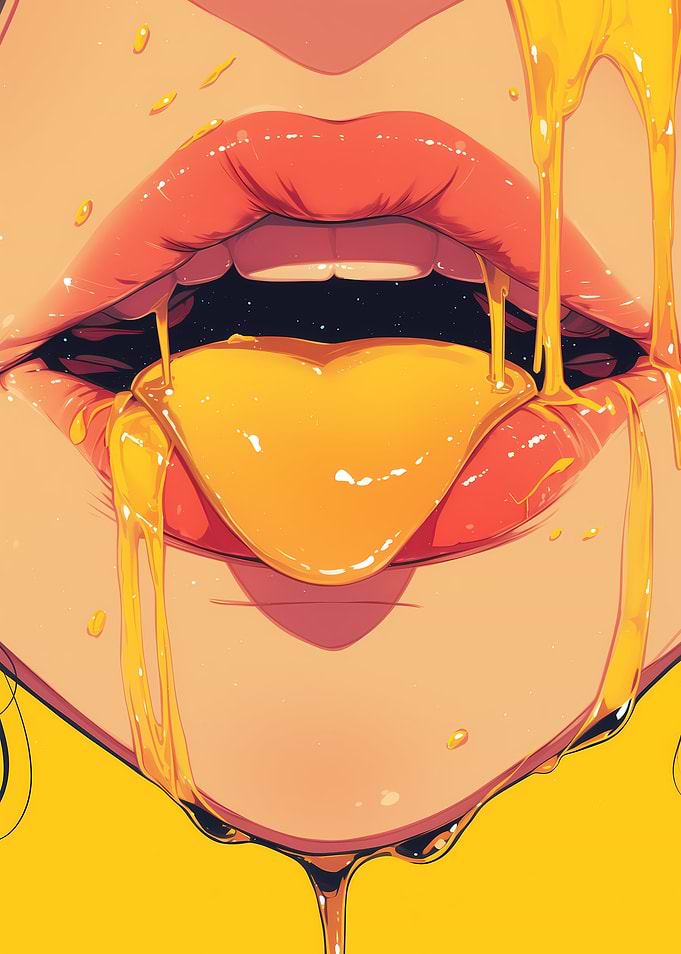 Honey Dripping Lips