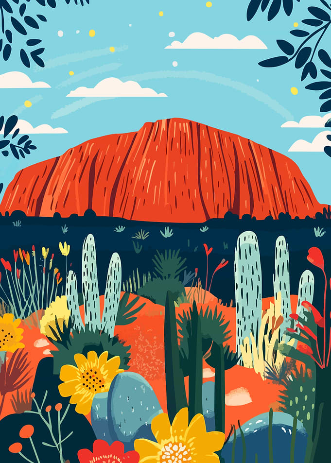 Uluru Australia Art