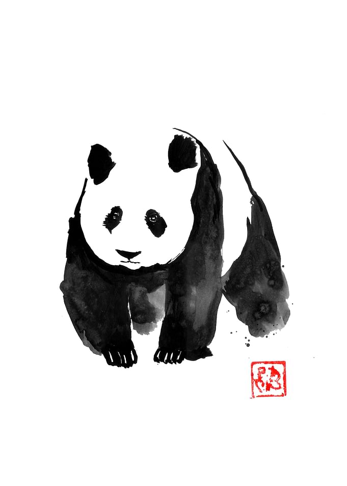 Ink Wash Panda