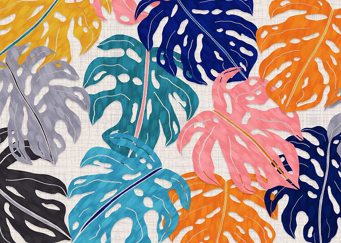 Tropical Leaf Pattern