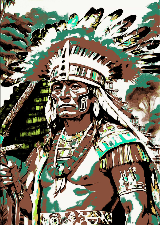 Native American Chief Portrait