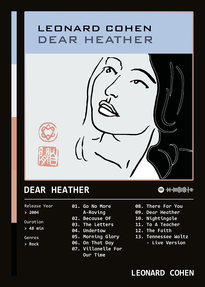 Dear Heather (2004) Album by Leonard Cohen