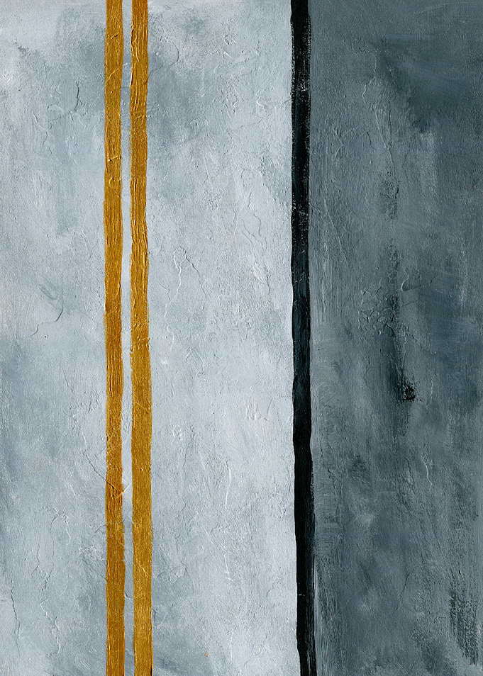 Abstract Grey and Gold
