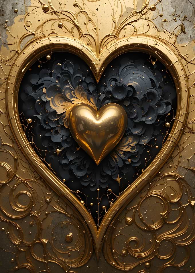 Golden Heart Artwork