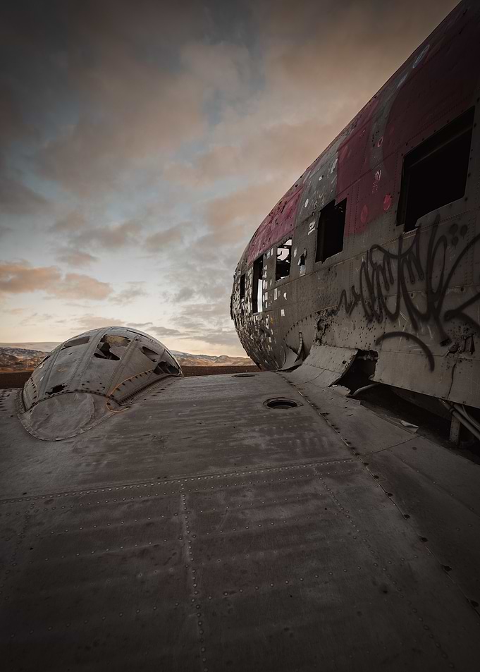 Wreckage of a Plane