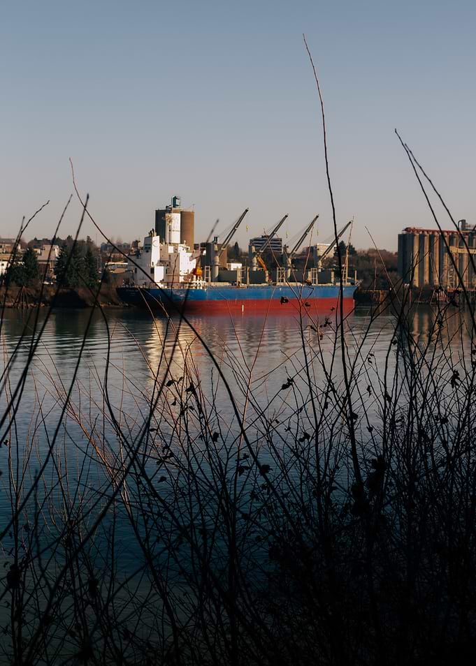 River Cargo Ship