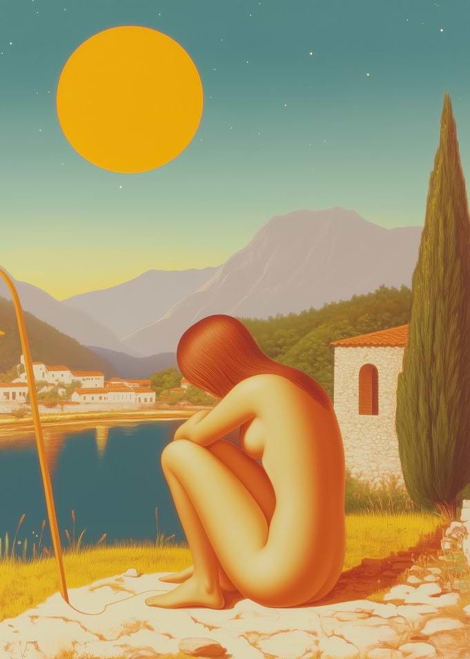 Woman by the Lake