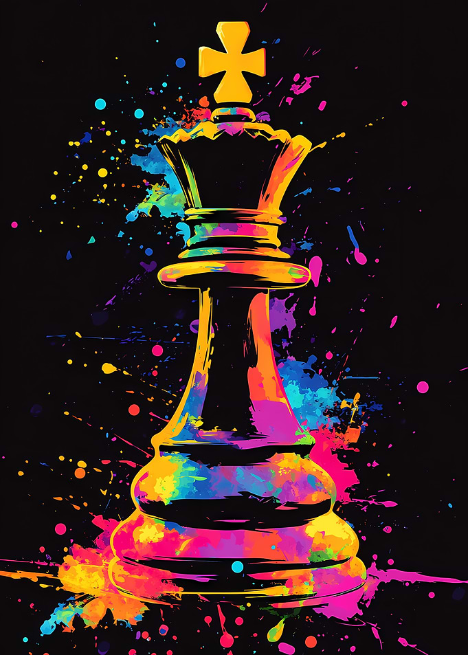 Colorful Chess King