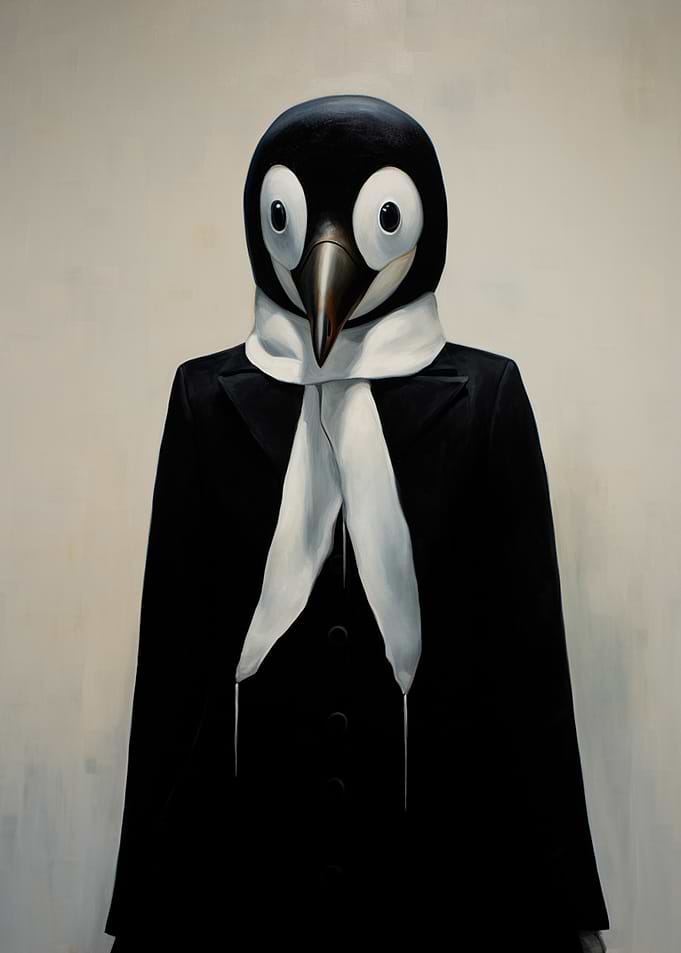 Penguin in Suit