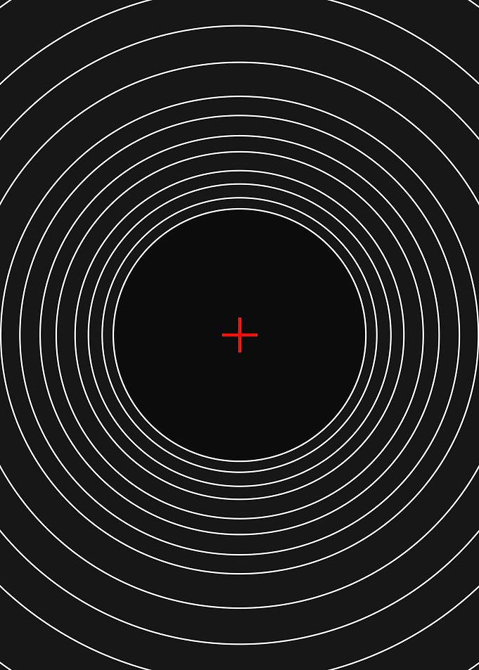 Abstract Circle Target