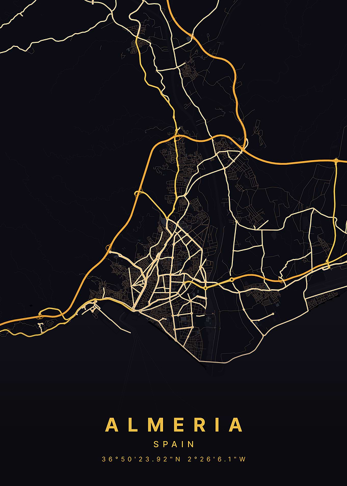 Almeria Spain City Map