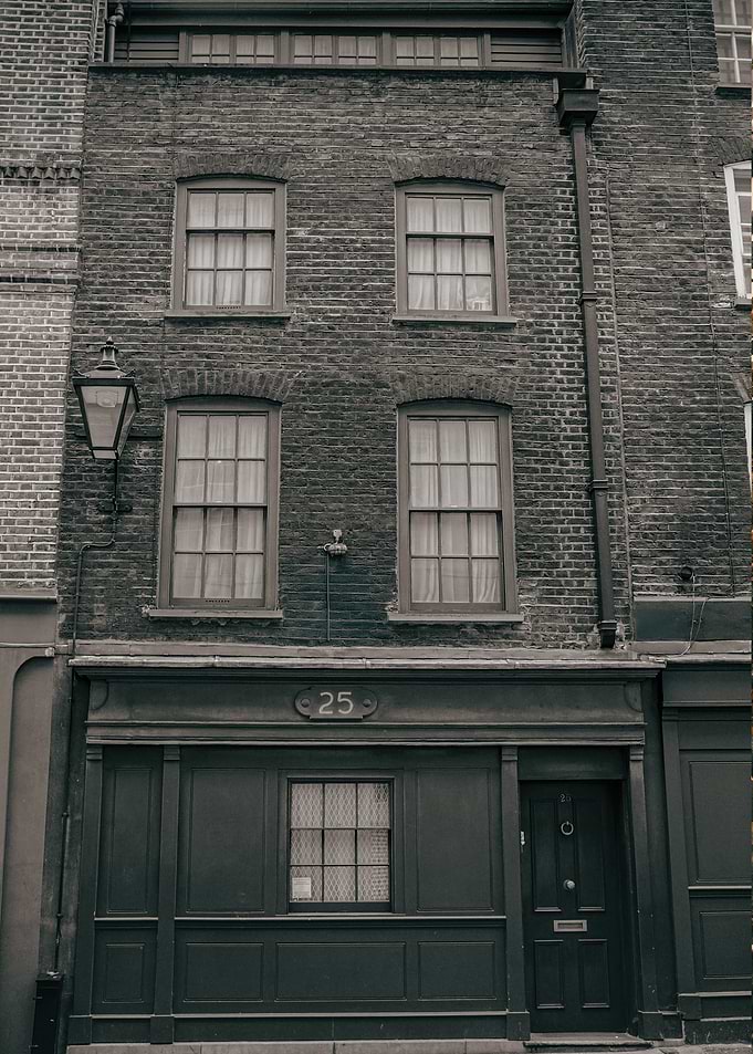 Old Brick Building Facade