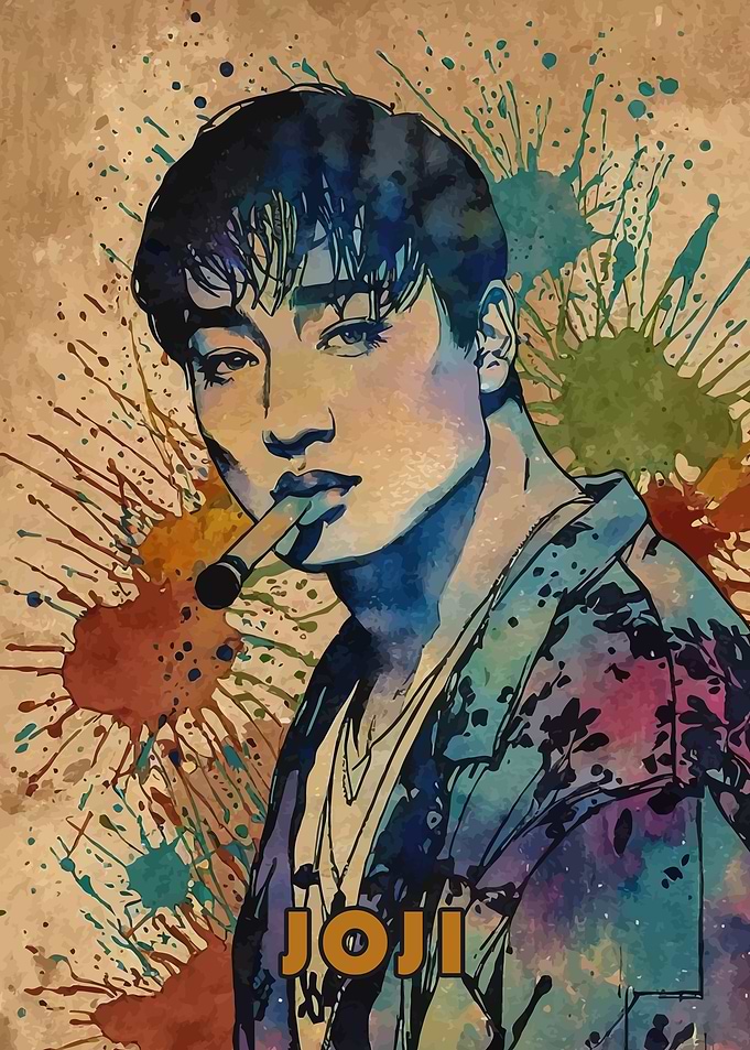 Joji Watercolor Portrait