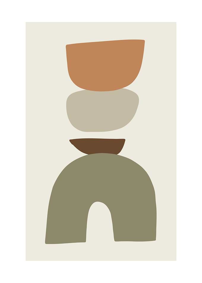 Abstract Shapes Wall Art