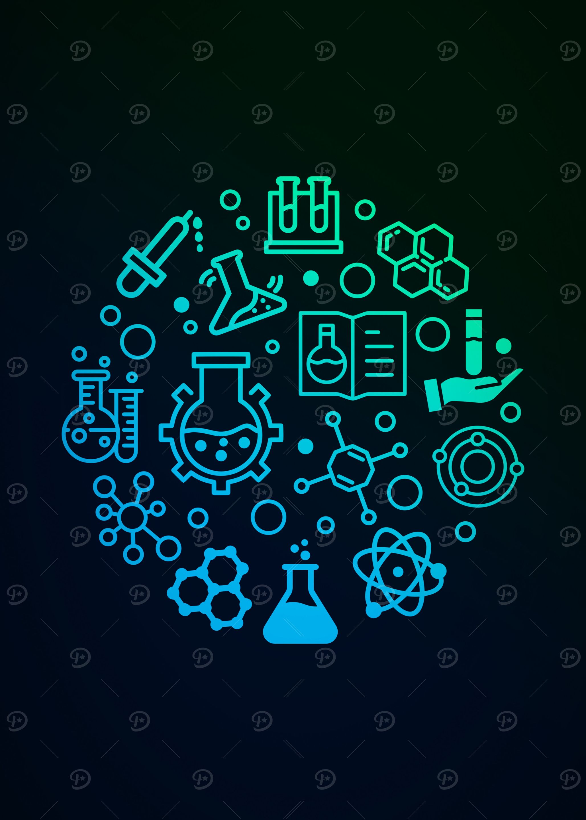 Chemistry Science Icons