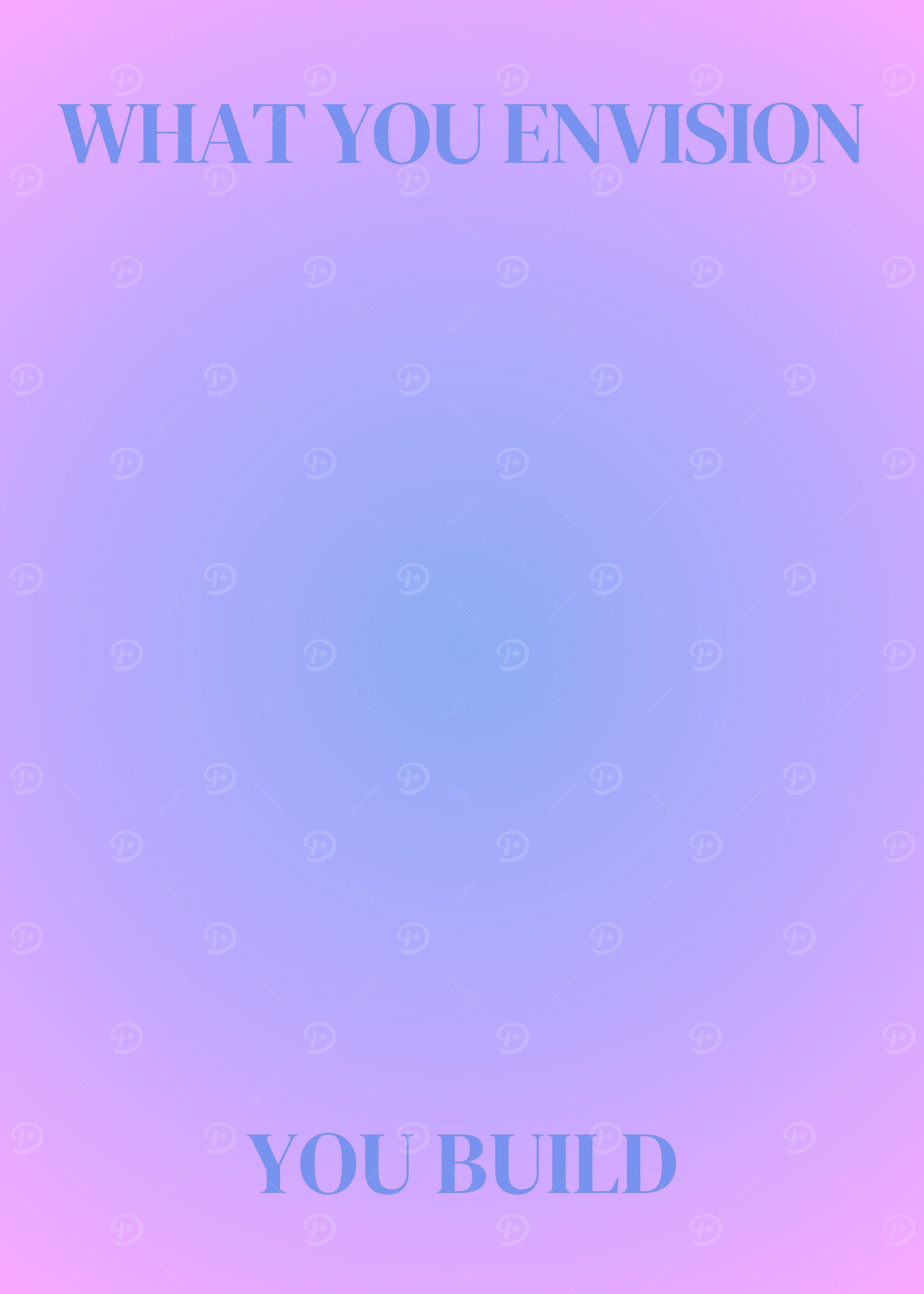 What You Envision You Build Aura Gradient