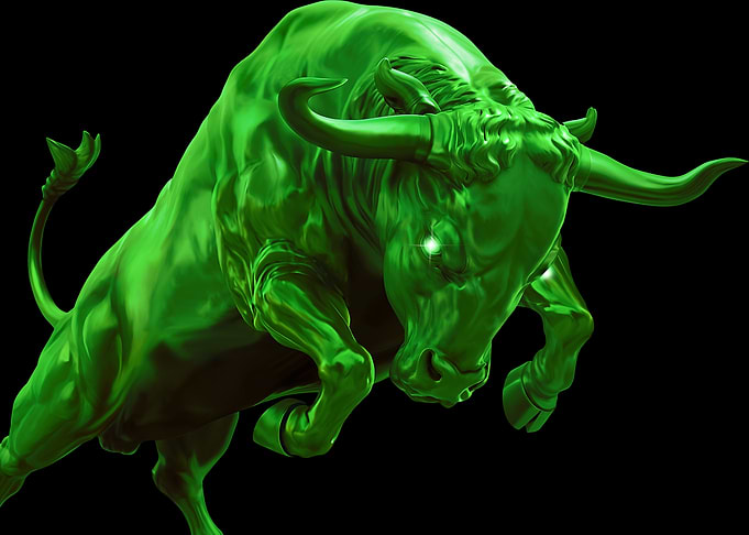 Green Bull Charging