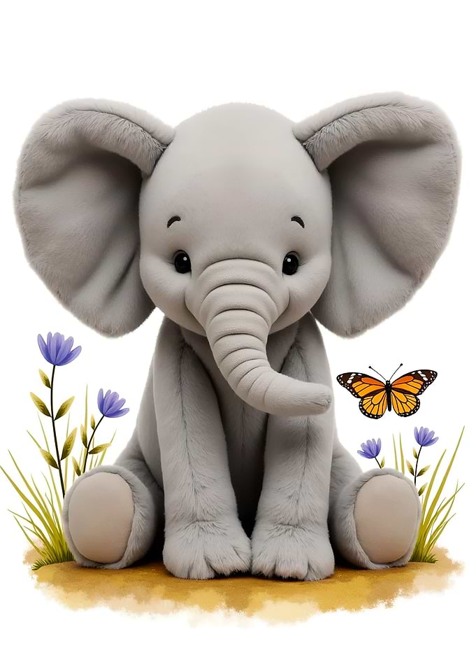 Plush Elephant Toy