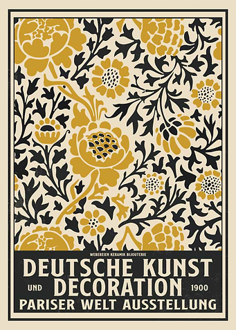 German Art Deco Poster