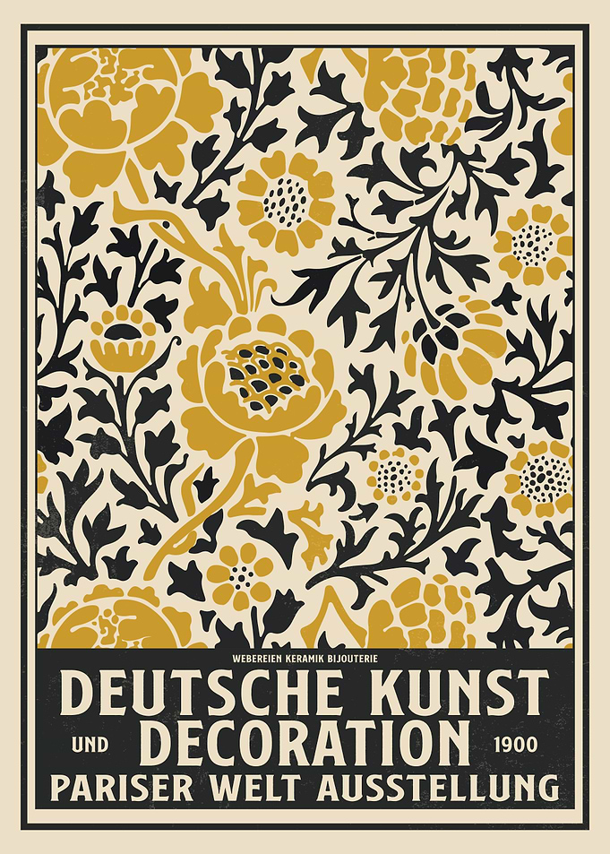 German Art Deco Poster