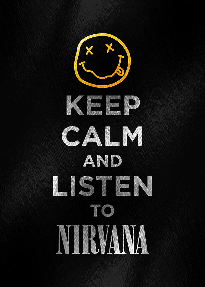 Nirvana Keep Calm Poster