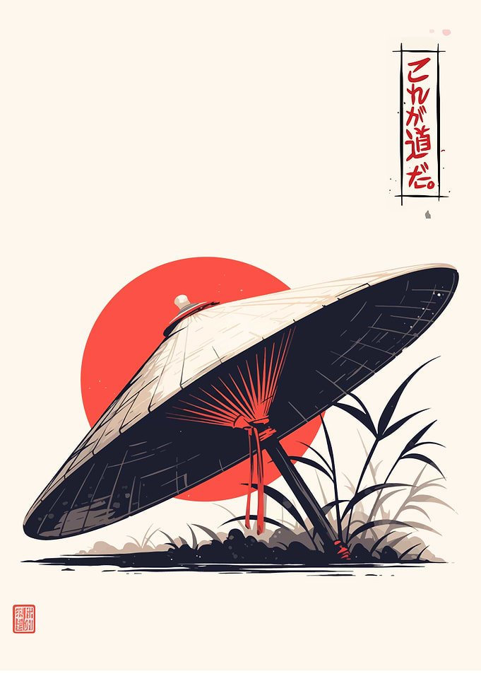Japanese Umbrella Art