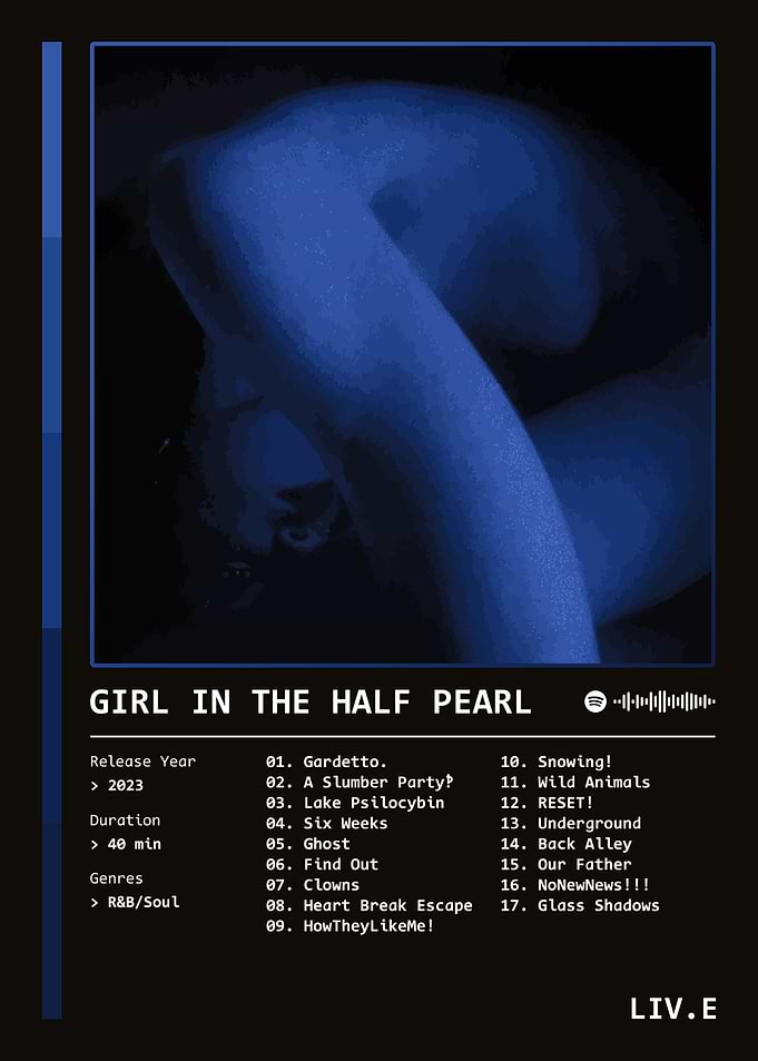Girl In The Half Pearl (2023) Album by Liv.e