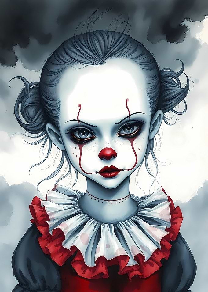 Gothic Clown Girl