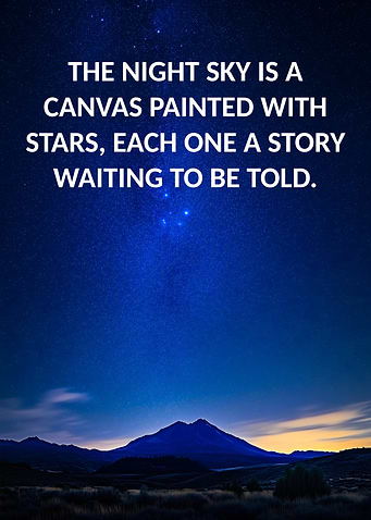 Starry Night Sky Quotes