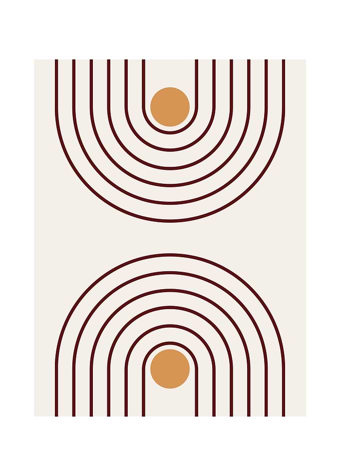 Abstract Arch Print