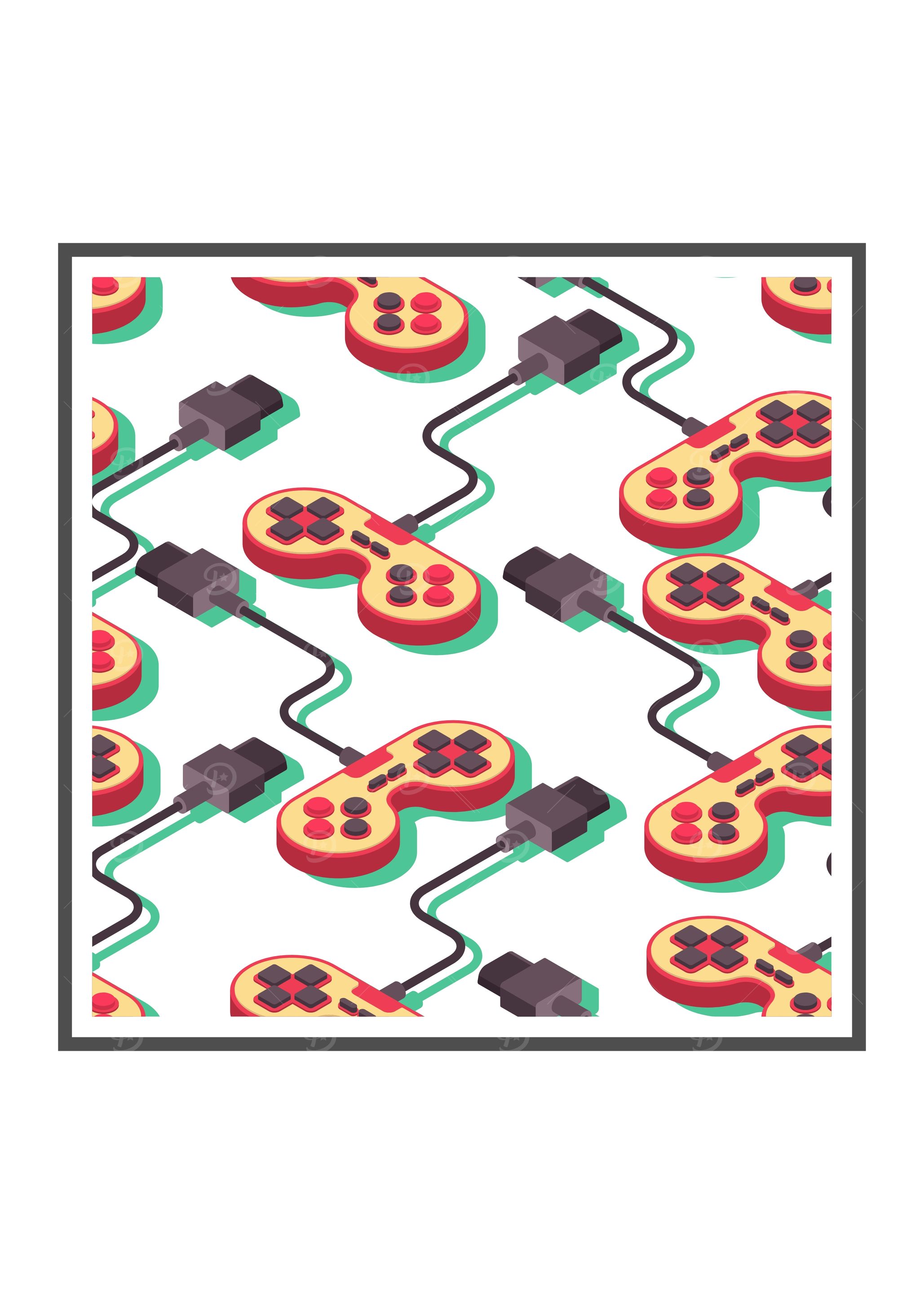 Retro Gamepad Pattern