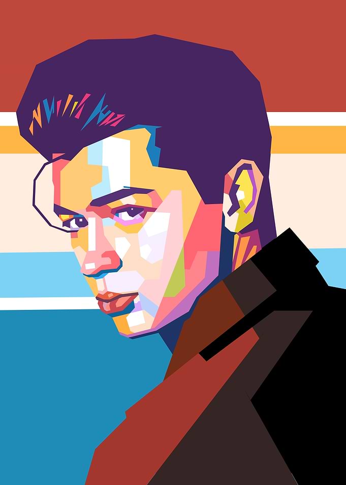 Elliot James Reay pop art portrait