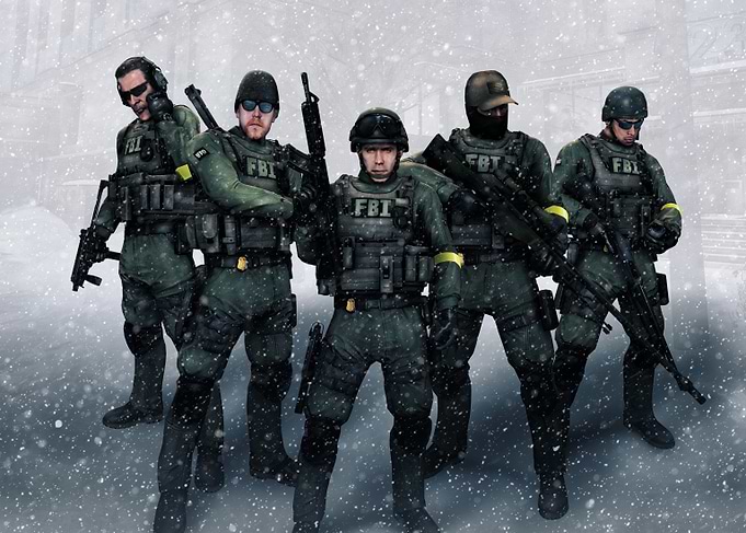 Cs Go FBI SWAT Team in Snow