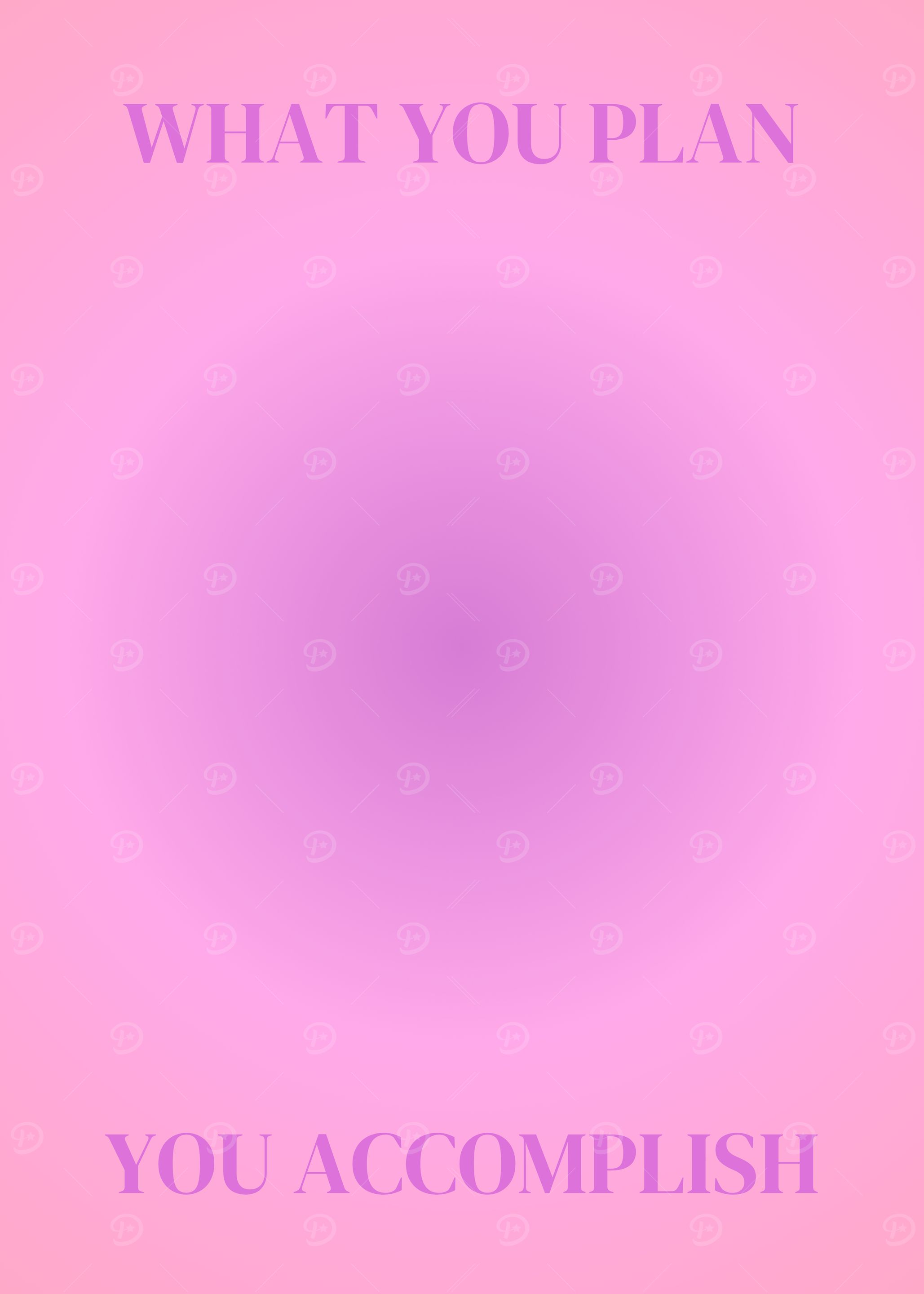 Motivational Quote Poster Aura Gradient