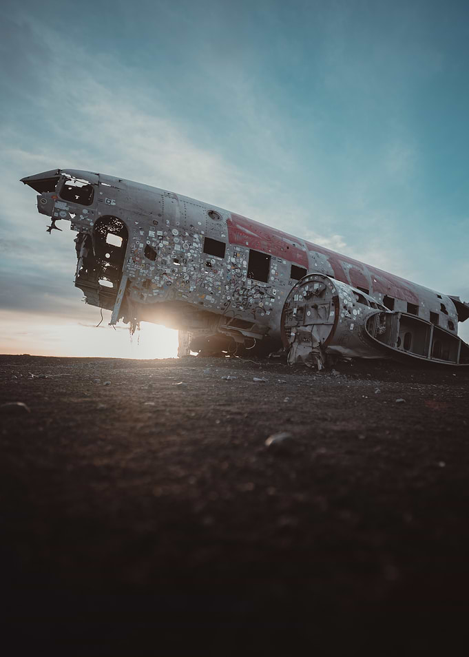 Wrecked Airplane in Iceland