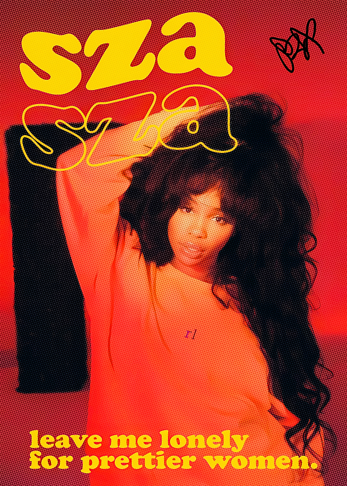 SZA Poster - Leave Me Lonely