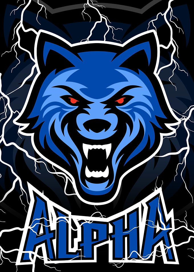 Blue Wolf Alpha Logo
