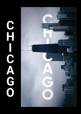 Chicago Skyline Typography