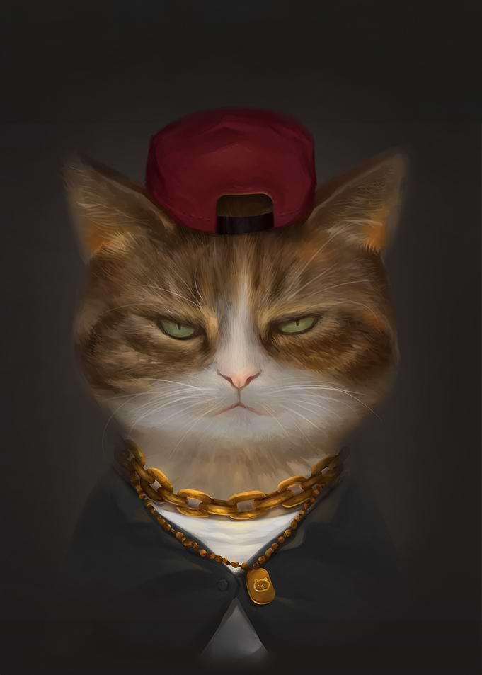Grumpy Cat in a Cap