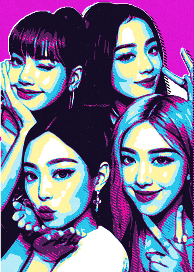 K-Pop Girl Group Portrait