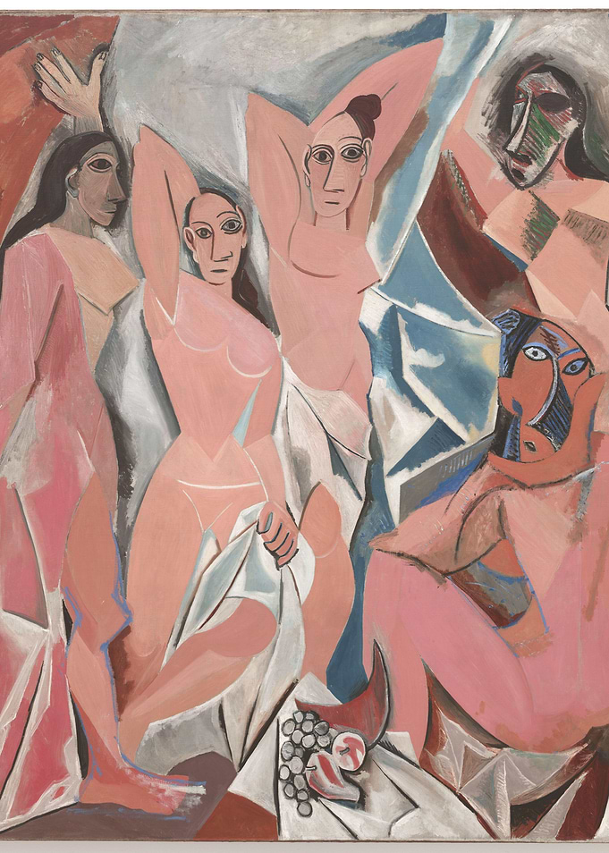 Cubist Nude Figures