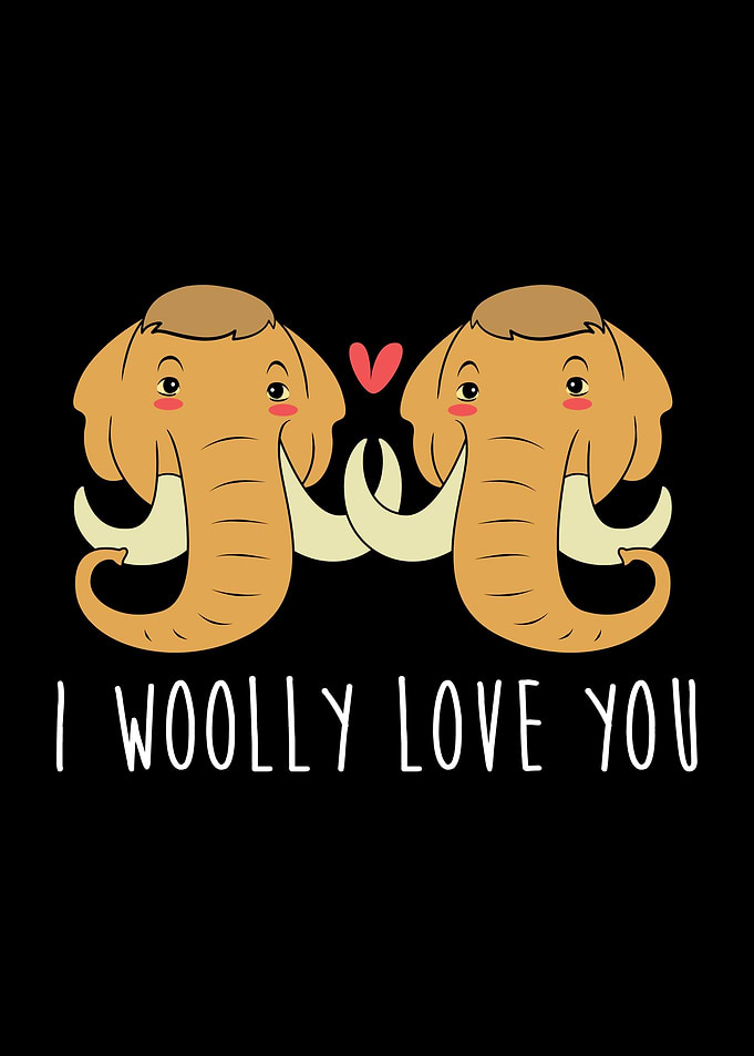 Woolly Mammoth Valentines